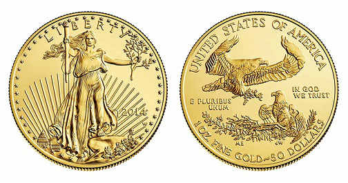 monete d'oro american eagles